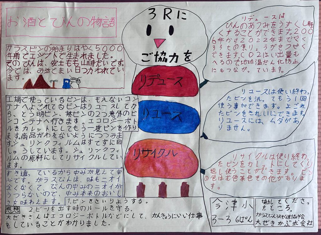 エコ・メッセンジャー2024作品　今津小3-3-6